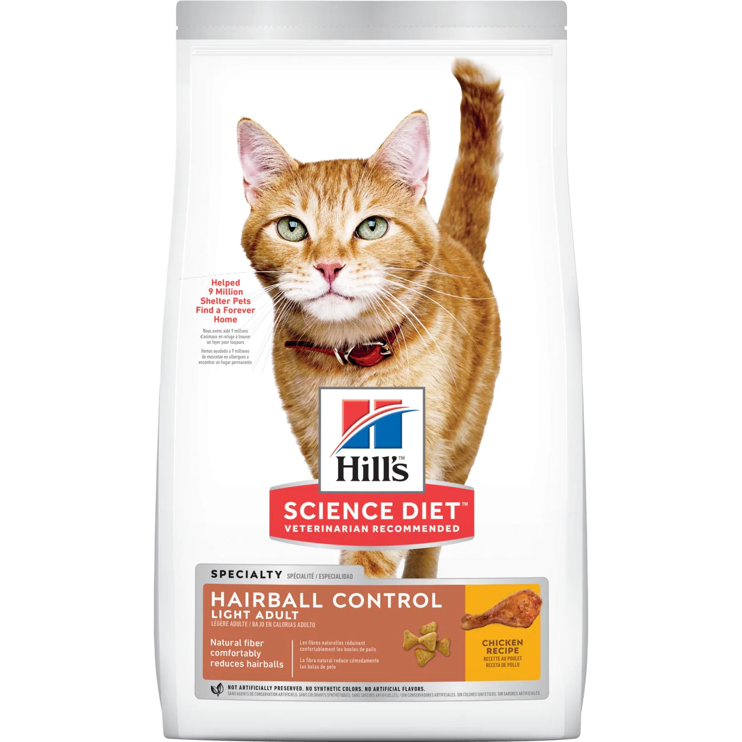 Hills Gato Adulto Control Bolas de Pelo Light Science Diet Hills Gato Adulto Control Bolas de Pelo Light Science Diet